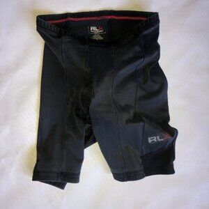 Ralph Lauren RLX Polo Sport Black Padded Cycling Shorts Men's Small Made USA